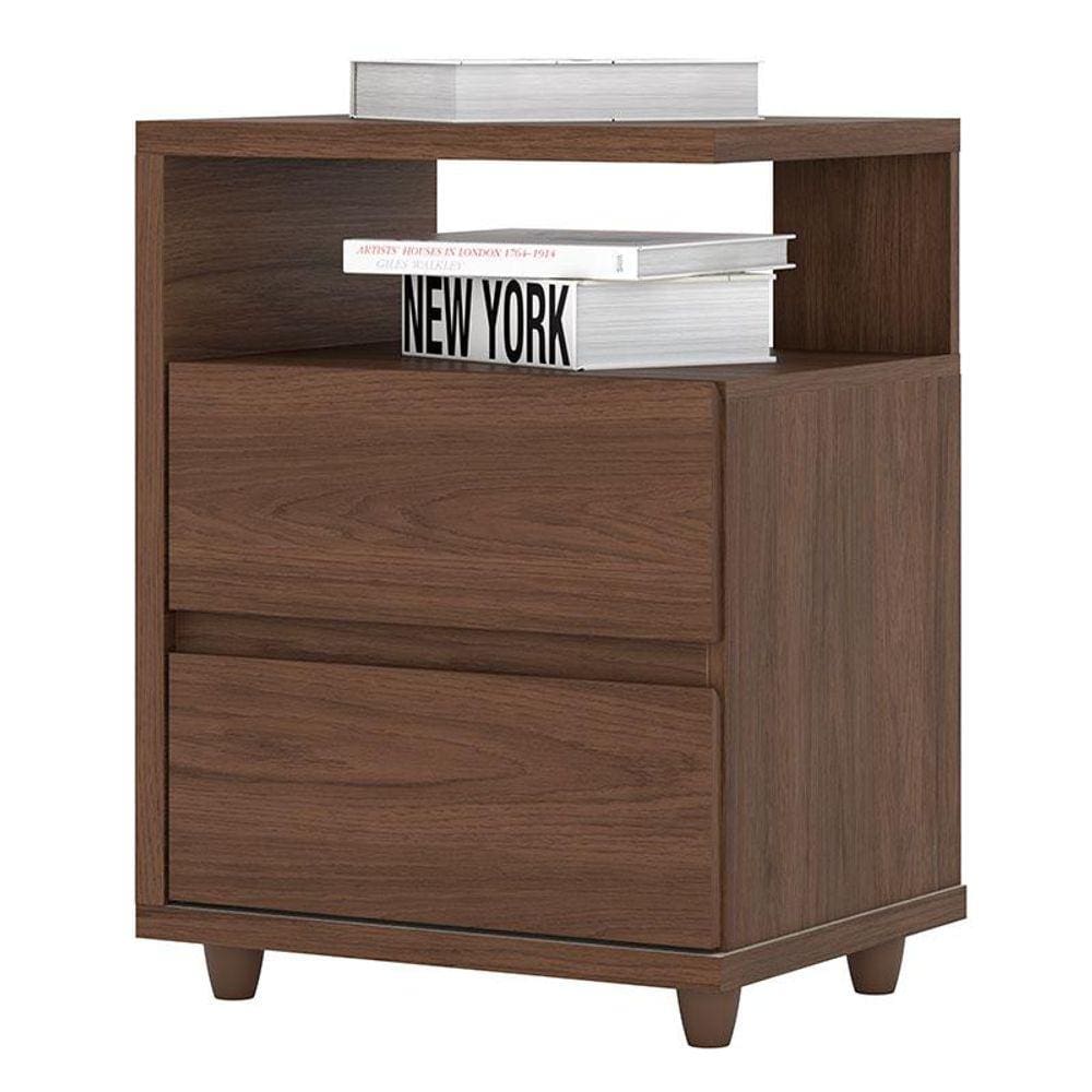 Mesa de Cabeceira Lacy Castanho HP - Henn