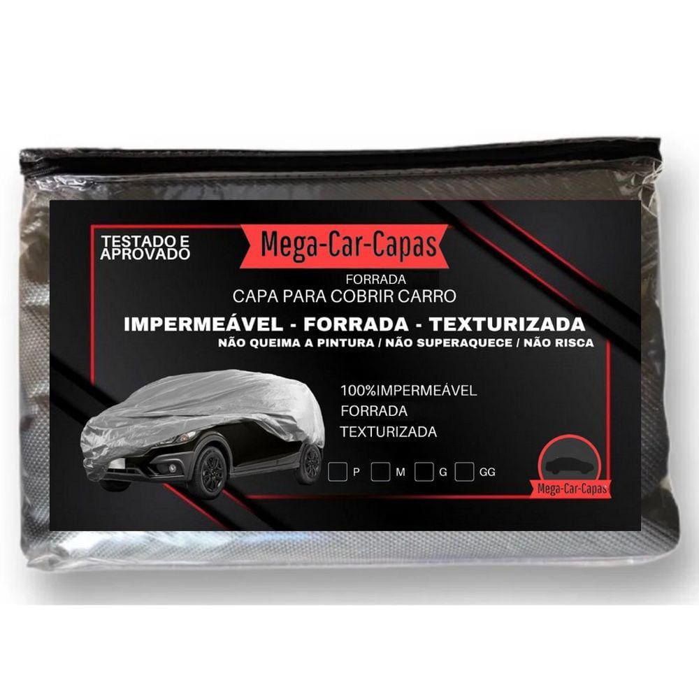 Capa Para Cobrir Carro Automotivo 100% Impermeavel Forrada Protege Sol/Chuva Golf Apollo Crossfox Spacefox SpaceCross Pointer Voyage Parati Polo Sedan