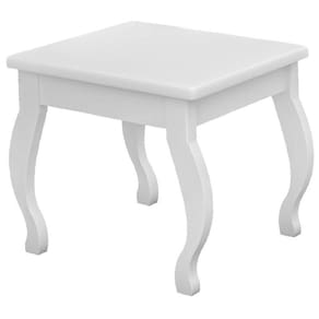 Banqueta para Penteadeira Branco - Luapa Móveis