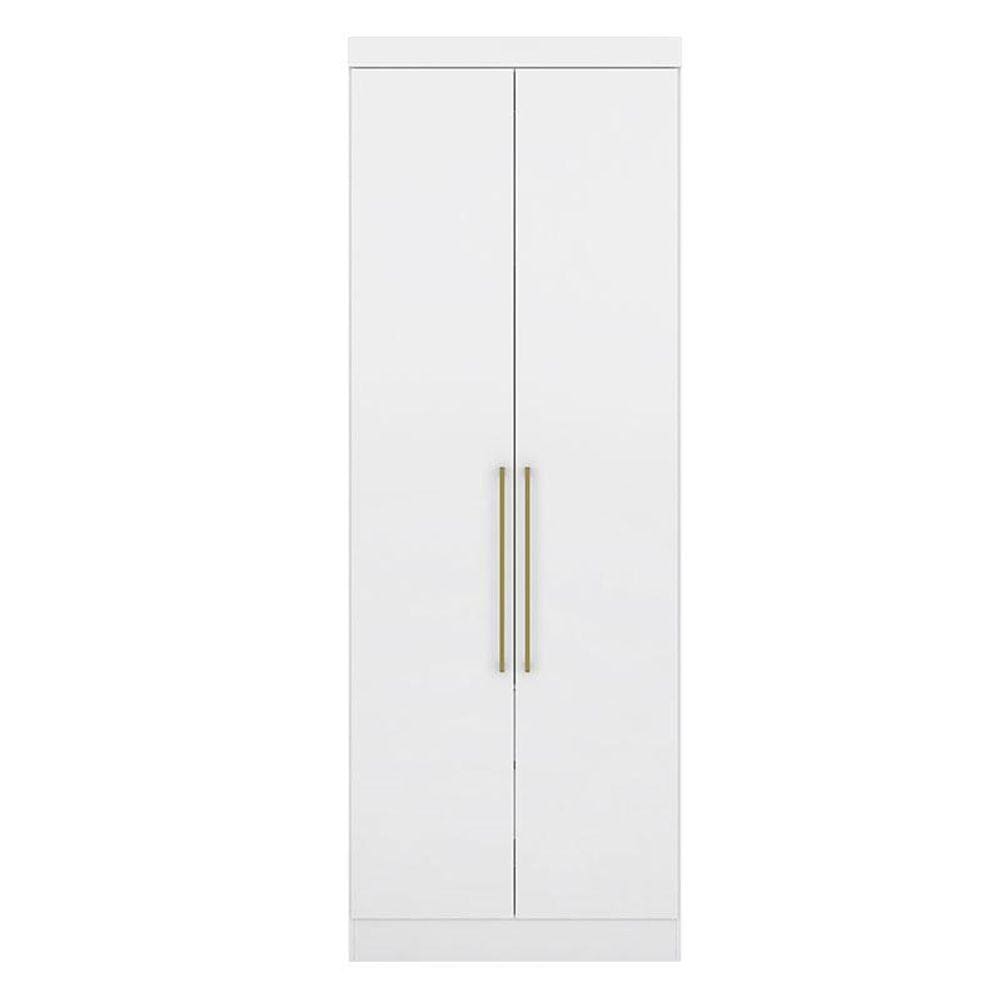Armário 2 Portas Módena Branco - Demóbile