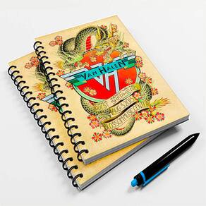 Caderno Universitário 96 Fls Rock Van Halen