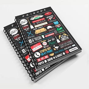 Caderno Universitário 10 Mat Serie Friends Mod. 01