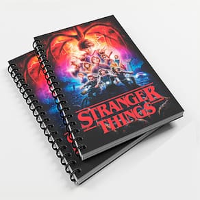 Caderno Universitário 96fls Serie Stranger Things Mod.04