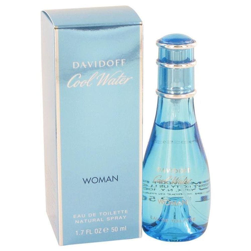 Perfume Feminino Cool Water Davidoff 50 Ml Eau De Toilette