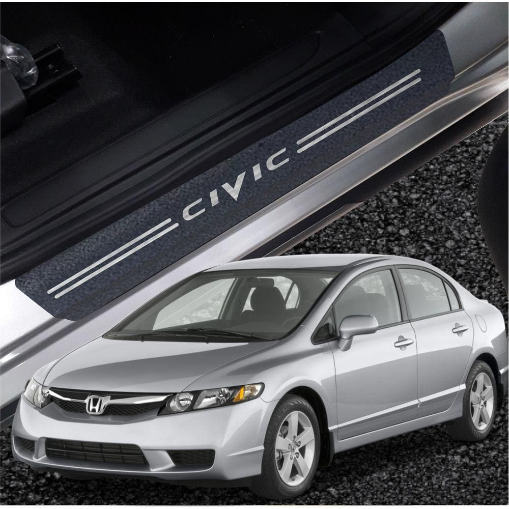 Soleira 8 Peças Honda Civic 2007 A 2011