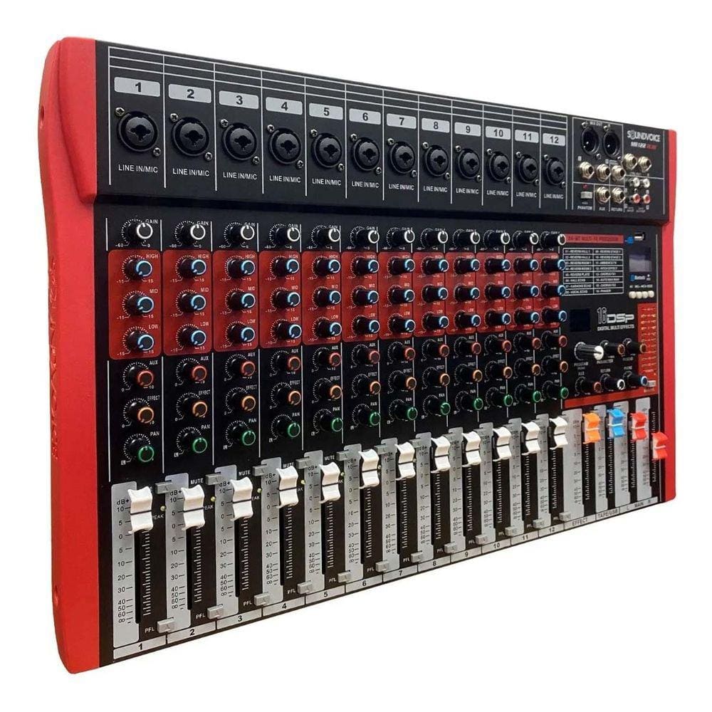 Mesa De Som Soundvoice 12c Mr122 Rubi Interface E Efeito
