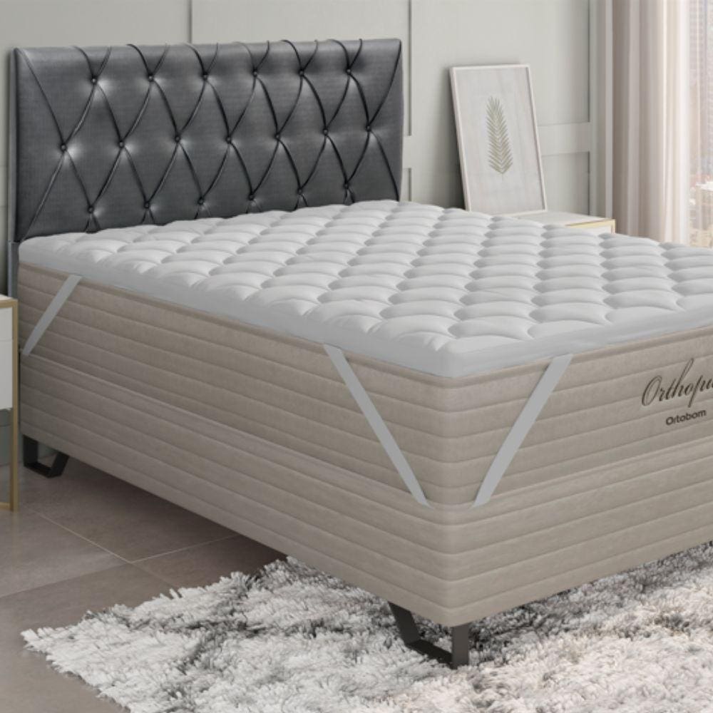 Pillow Top Queen Ortobom 200 Fios Percal