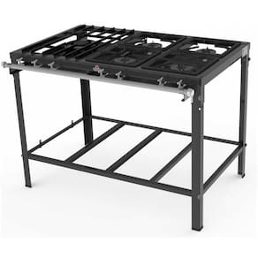 Fogão 5 Queimadores (4 Queim. simples e 1 Queim. duplo) c/ Registro p/ Forno PMS-510 - Progás