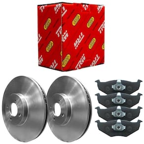 Kit Pastilha Disco Freio Ecosport 2009 A 2012 Original Trw