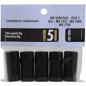 Blister Tinteiro 20 mm MX 5500 Plus / Pacote 5 Unidades - Fixxar
