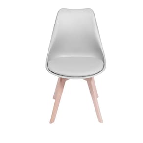 Cadeira Prizi Wood E75- Cinza.