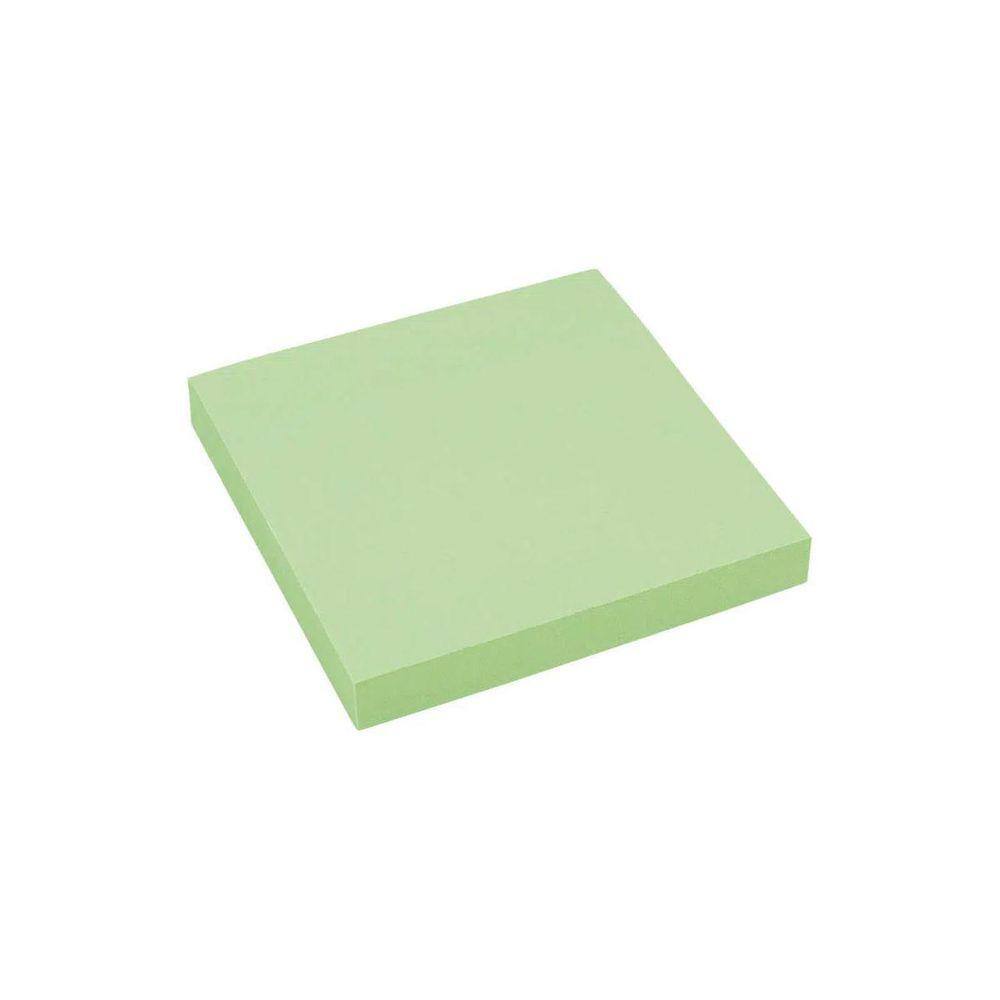 Bloco Adesivo 75X75Mm Verde 100Fl Keep - Ei020