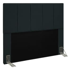 Cabeceira Casal 140Cm Pérola D10 Suede Preto