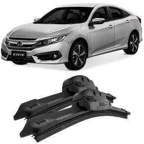 2 Palhetas Limpador Parabrisa Civic Original Aerofit 26 24