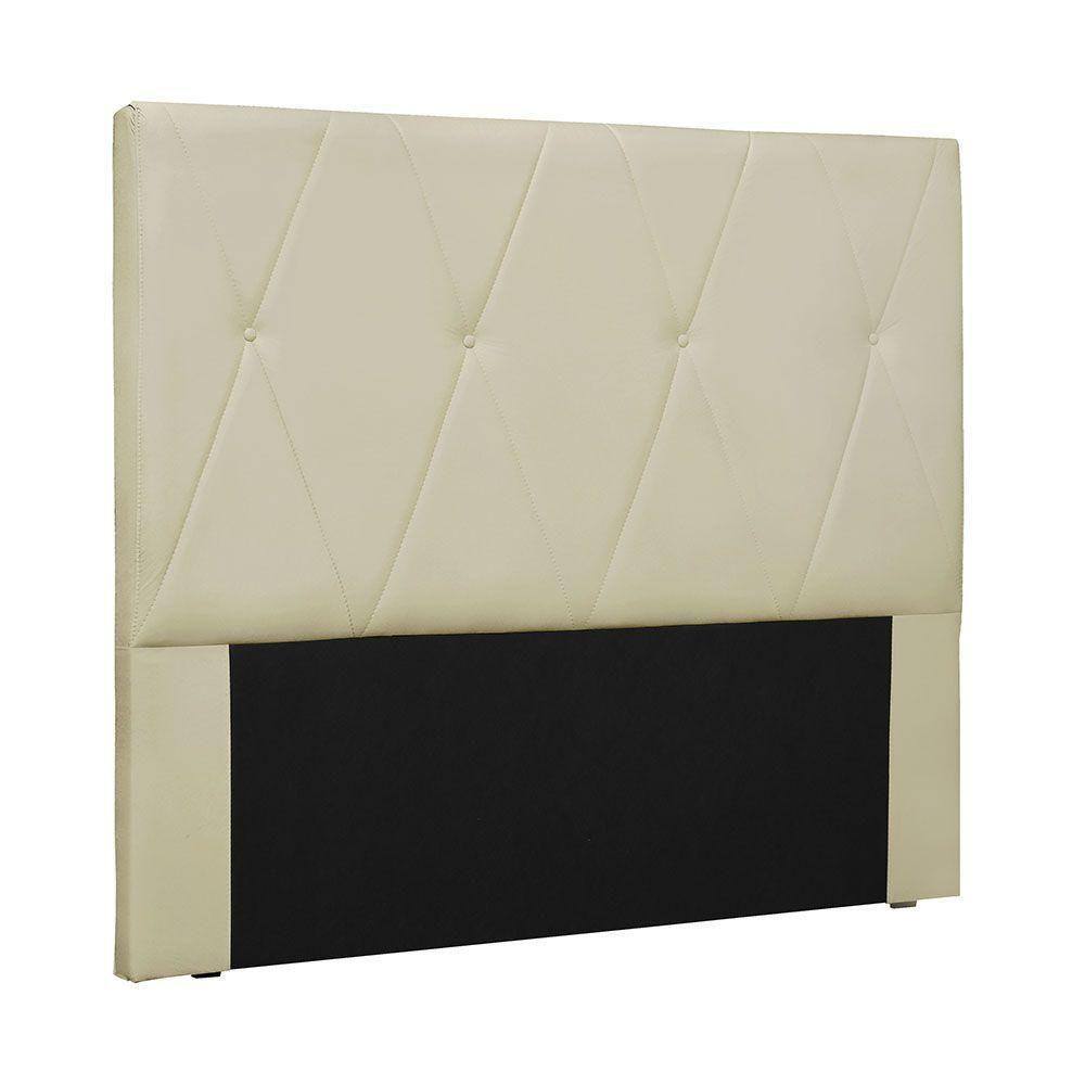 Cabeceira Para Cama Box King Aquilla 195Cm Veludo Bege