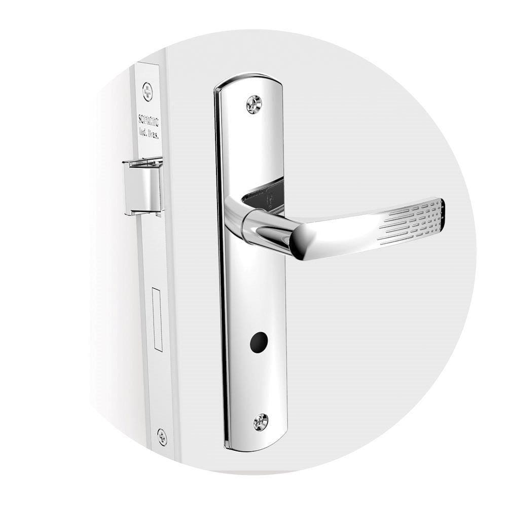 Fechadura Soprano ESP26 Paliway Reta 40x53 Banheiro Cromado