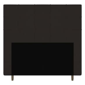 Cabeceira Cama Box Casal Leiria 140Cm Suede Marrom - Abmaza