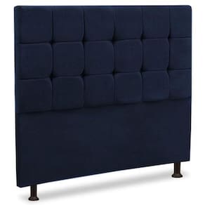 Cabeceira Luxo Sleep Malu Casal 140cm Azul Marinho