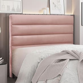 Cabeceira Para Cama Box Casal La Italiana 140Cm Veludo Rosa