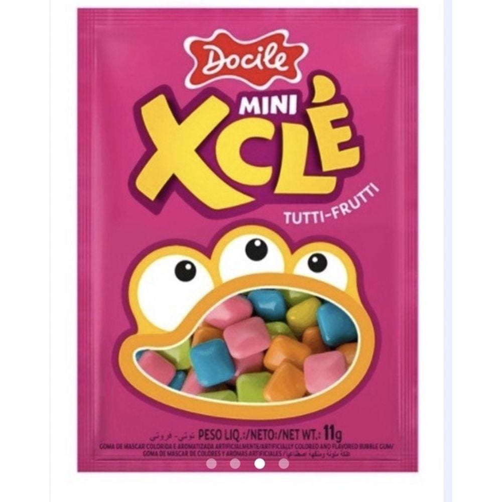 Chiclete Mini Xclé Tutti Frutti 11g