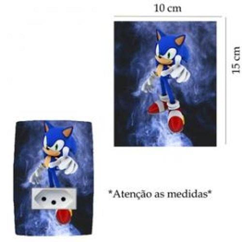 Adesivo De Interruptor Sonic Mod02
