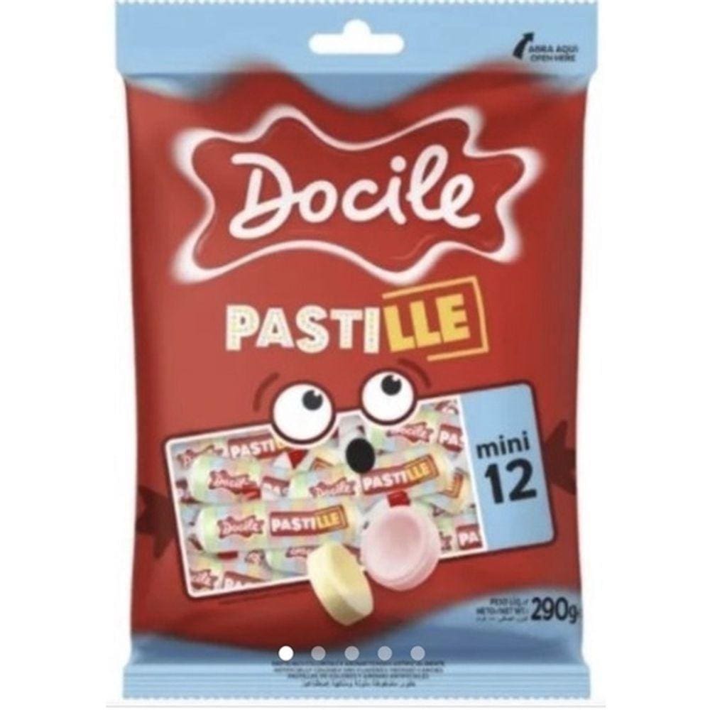 Pastilha de Frutas Pastille Mini 12 Pacote 290g - Docile