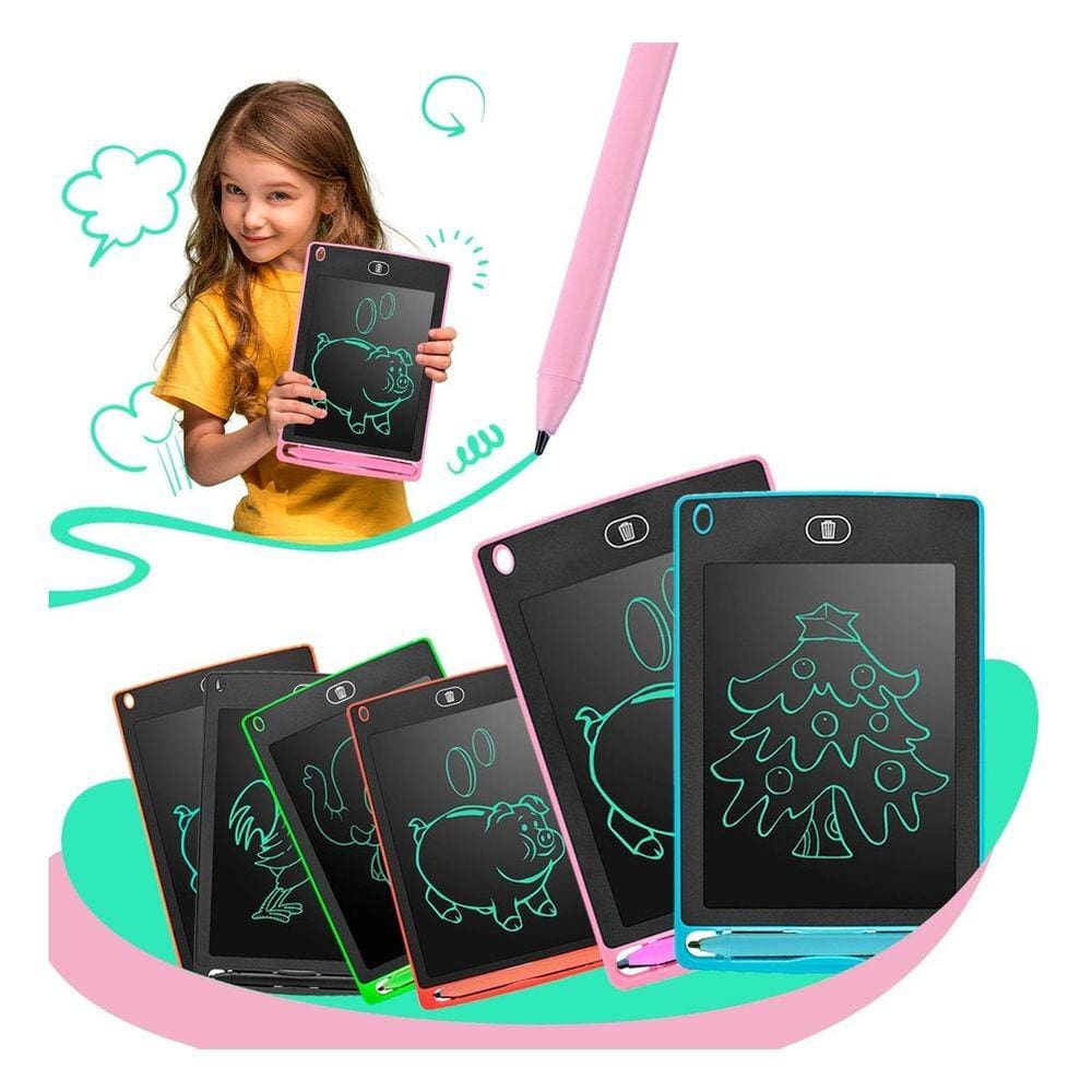 Tablet Infantil Lousa Mágica Tela Lcd De Escrever E Desenhar 10 Polegadas Grande