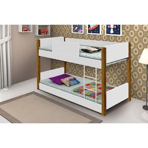Beliche Infantil Valentina Branco Mel Com Pés