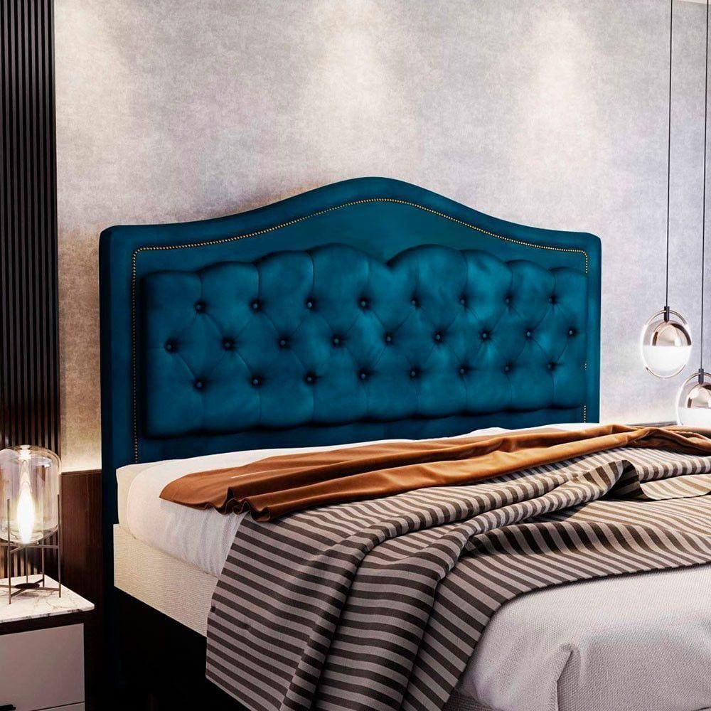 Cabeceira Holanda 1,60 Solteiro 2.0 Azul