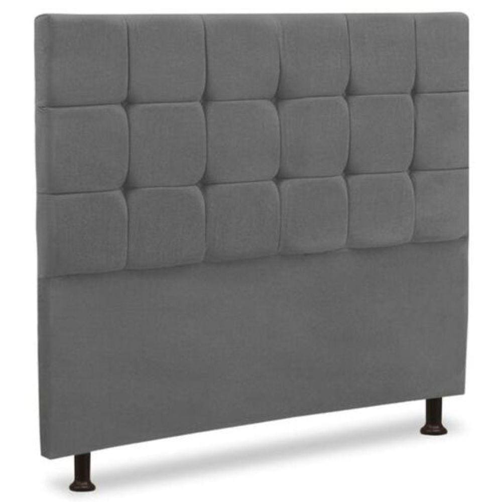Cabeceira Luxo Sleep Malu Casal 160cm Cinza