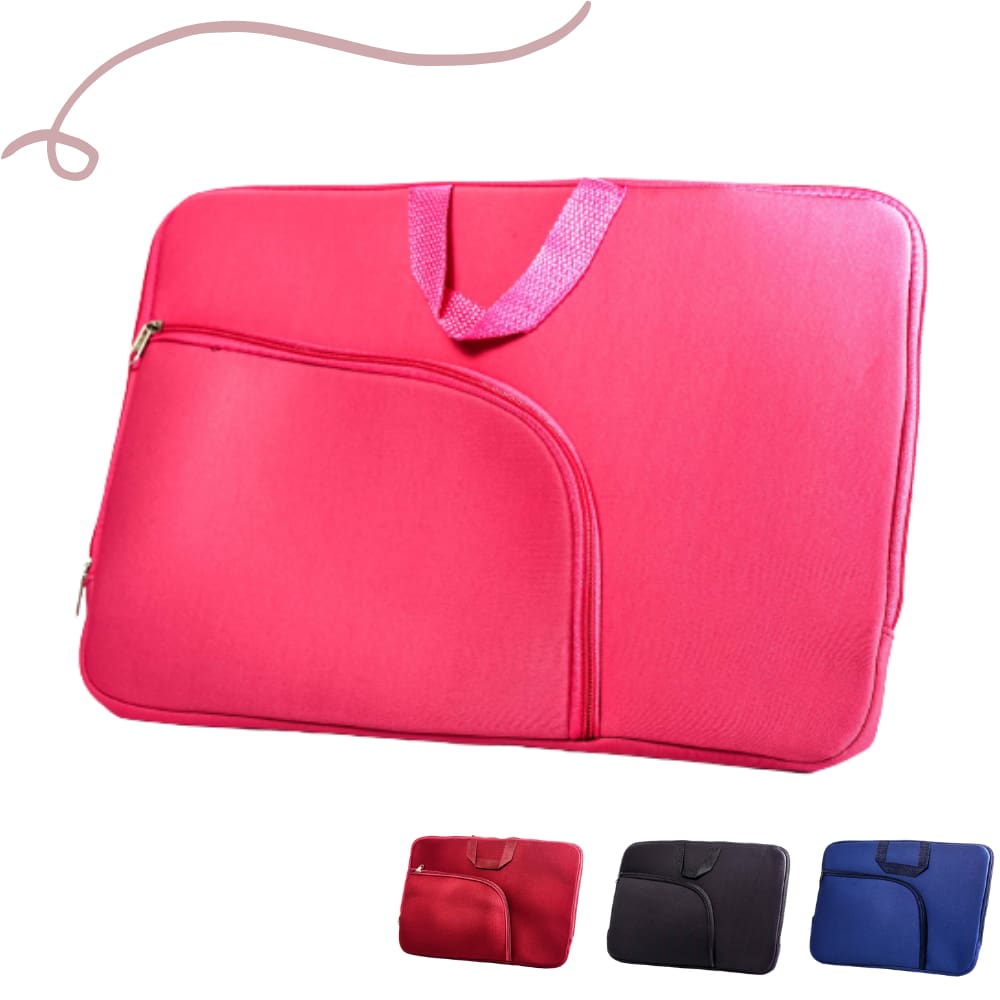 Maleta De Notebook Livros Documentos Neoprene Com Bolso