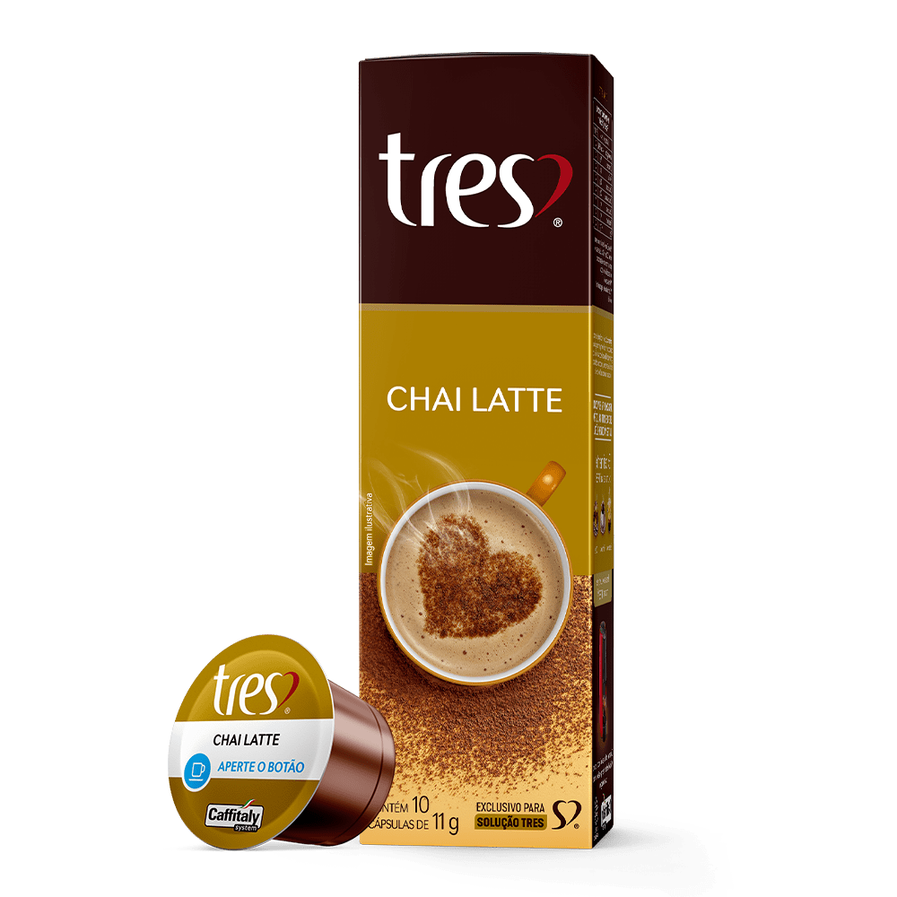Cápsula Chai Latte TRES 3 Corações