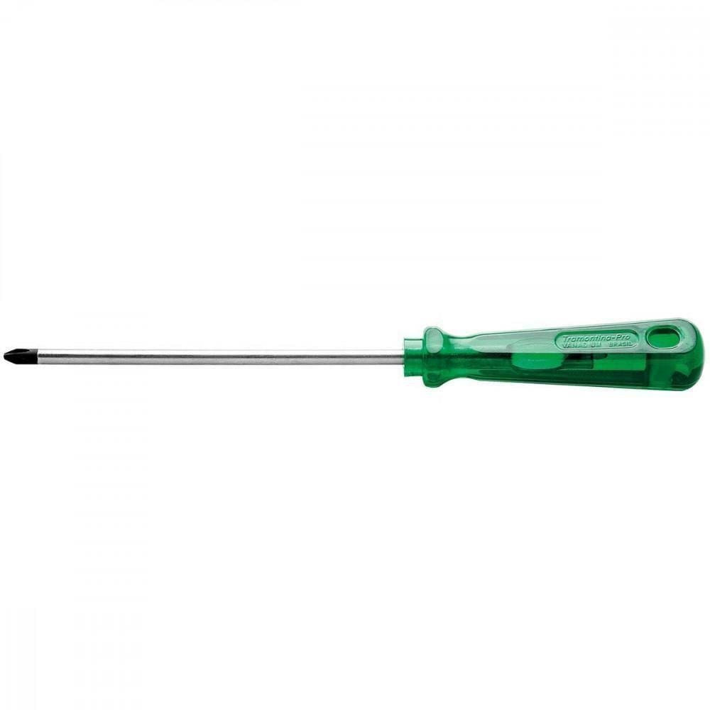 Chave De Fenda Ponta Cruzada Cromo Vanádio 3X250 Mm (1/8X10&quot;