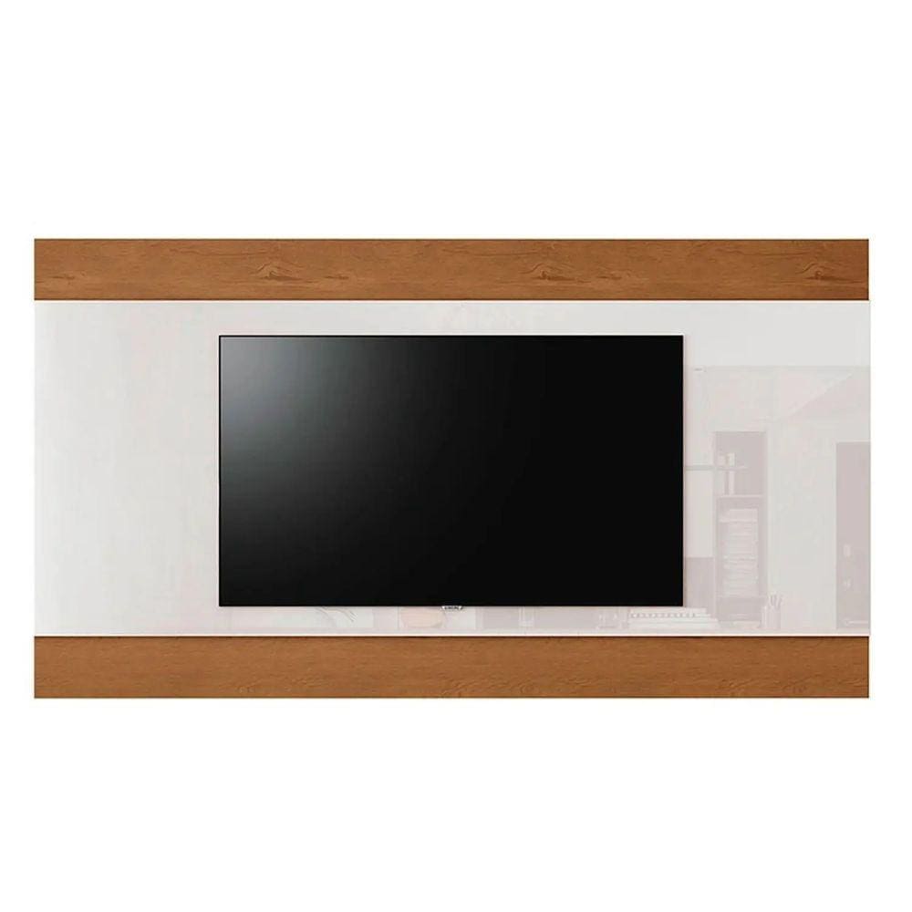 Painel Merlot 1,80   Até 65&quot; Polegadas   Off White/ Naturele