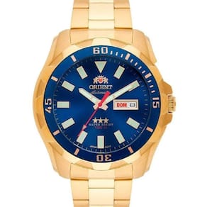 Relógio Orient Masculino Dourado 469GP078F D1KX