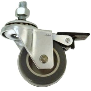 Rodízio Rosca Giratória Com Freio 115kg - 612 - 6x1 pol. - Colson
