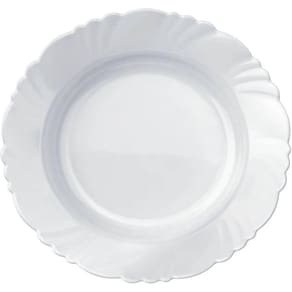 Prato Duralex Opaline Pétala 23,5cm Prato Fundo Nadir Figueiredo Branco
