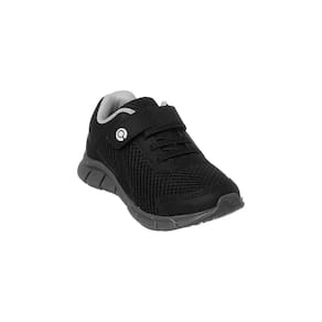 Tênis Infantil Masculino Ortopé Flex Run Detalhe em Tela Preto e Cinza