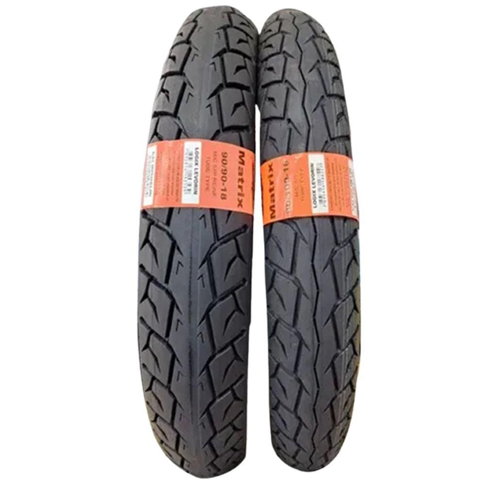 Pneu Diant. Tras Cg Titan 125 150 160 Ybr 125 Levorin Matrix