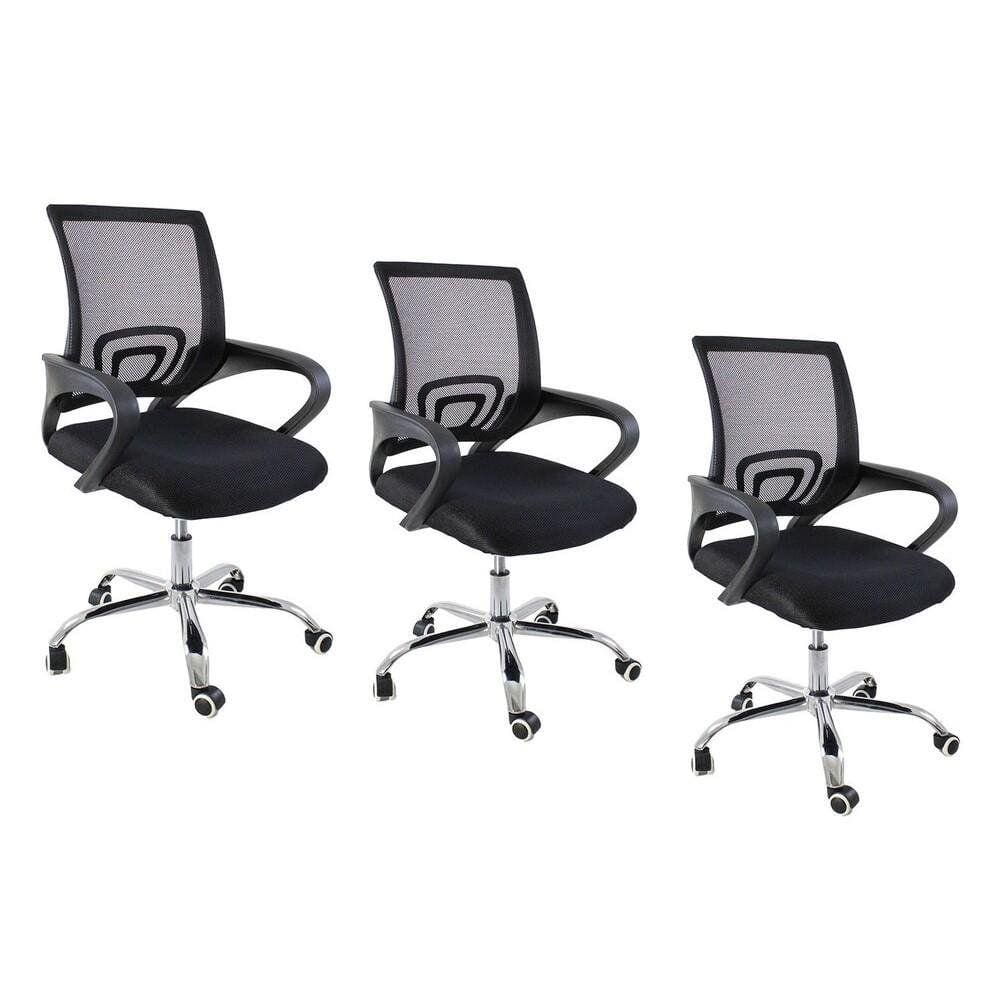 Kit 3 Cadeiras de Escritorio Begonia Tela Mesh Ergonomico