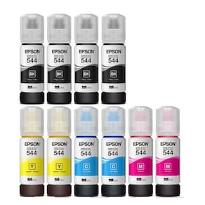 10 Refil Para Epson T544 L3210 L3250 L5197