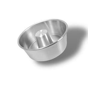 Forma De Pudim 20X8 Com Furo No Meio Alumínio Bolo Vulcão
