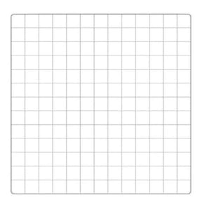 Kit 10 Tela Aramada 30x30 Malha 2,5cm Memory Board Cercado Pet Porquinho da Índia Hamster Twister Branco