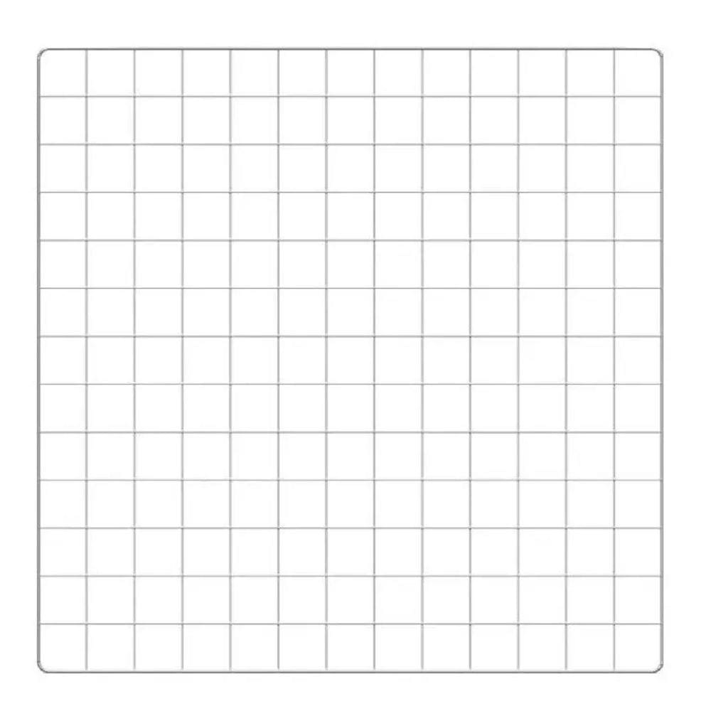 Kit 5 Tela Aramada 30x30 Malha 2,5cm Memory Board Cercado Pet Porquinho da Índia Hamster Twister Branco