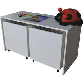 Baú para Brinquedos com Mesinha Infantil