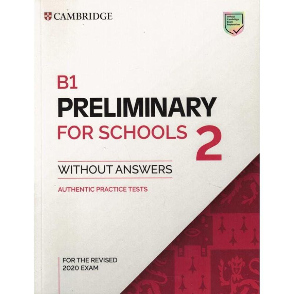 B1 Preliminary For Schools 2 Sb Without Answers