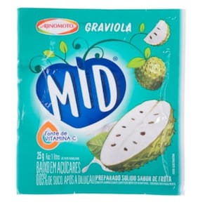 MID Suco em Pó Sabor Graviola 20 gramas