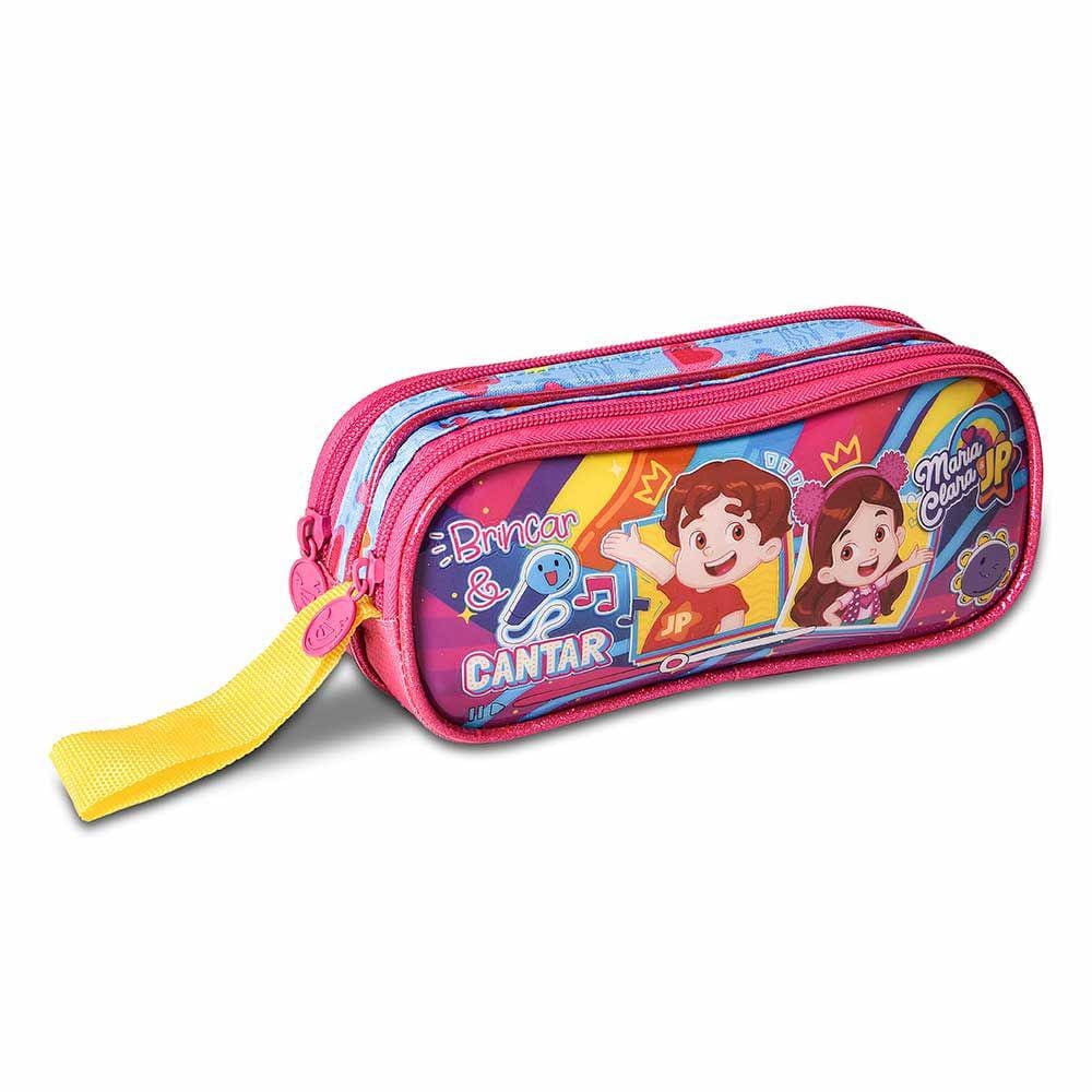 Estojo Infantil Escolar Duplo - Maria Clara e JP - Clio Style