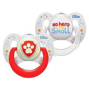 Kit 2 Chupetas Brilha no Escuro Patrulha Canina 6m+ Lillo