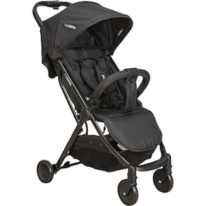 Carrinho de Bebe Compacto Berço Passeio Kiddo Road Preto